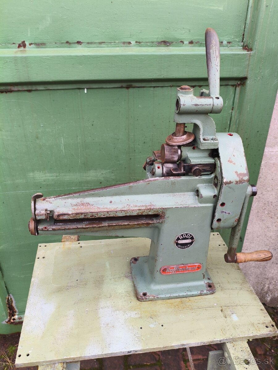 Rezací, kosací a lisovací stroj Rafflenbeul Rodi Universal