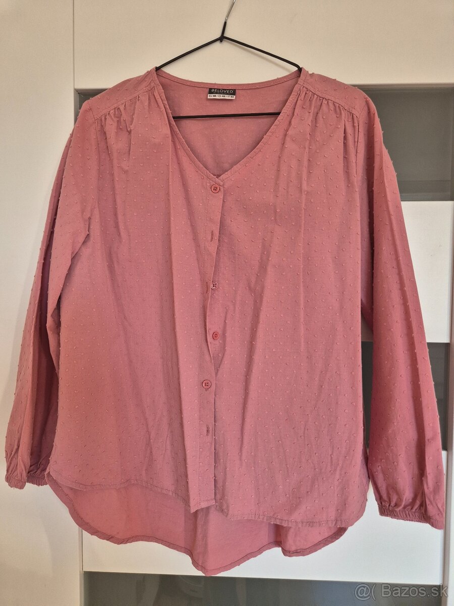 2 ks ružové blúzky