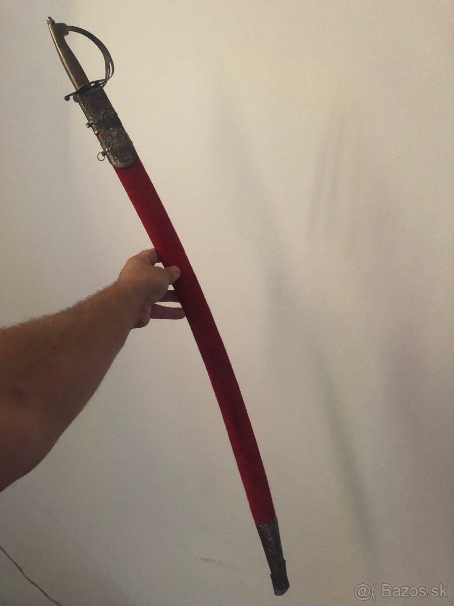 Starožitný indický svadobný meč.