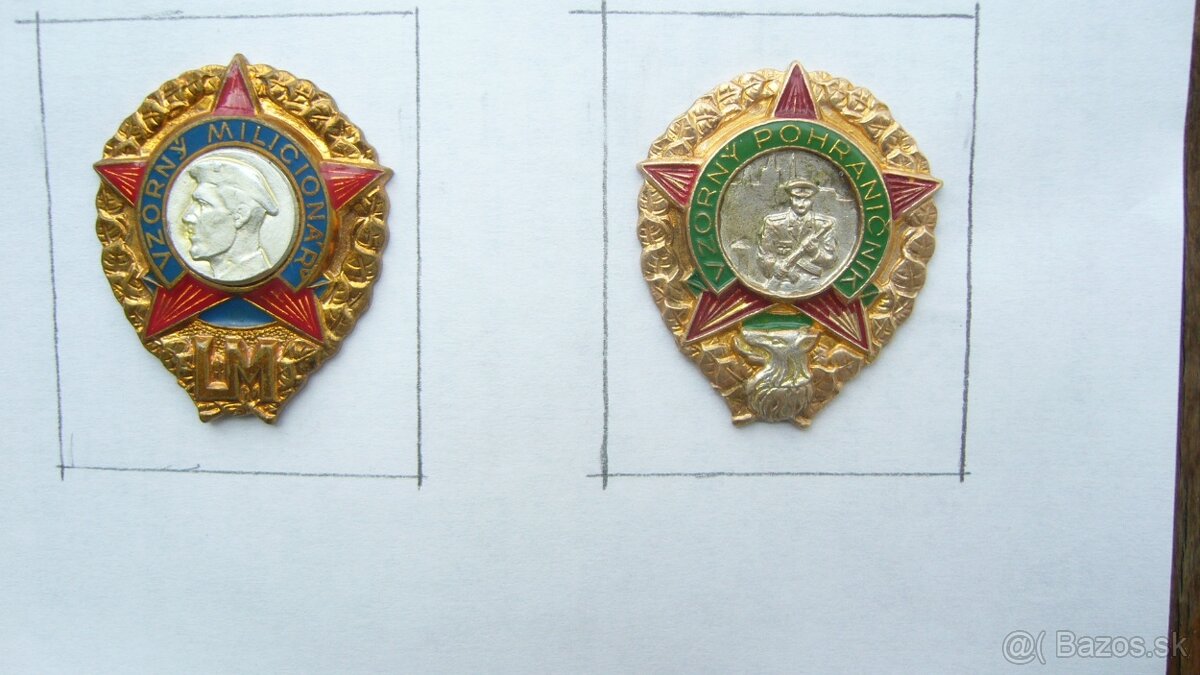 odznaky Vzorný vojak