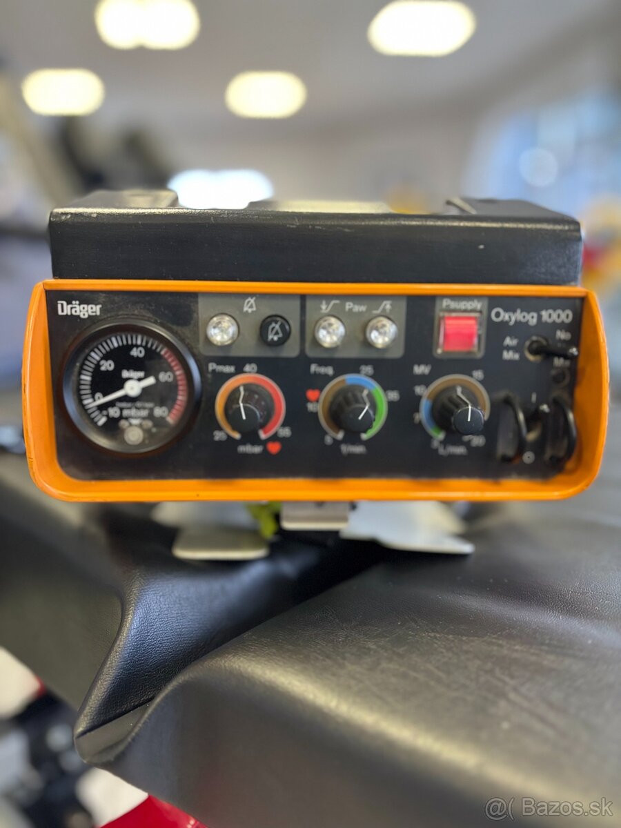 Plicní ventilátor Dräger Oxylog 1000