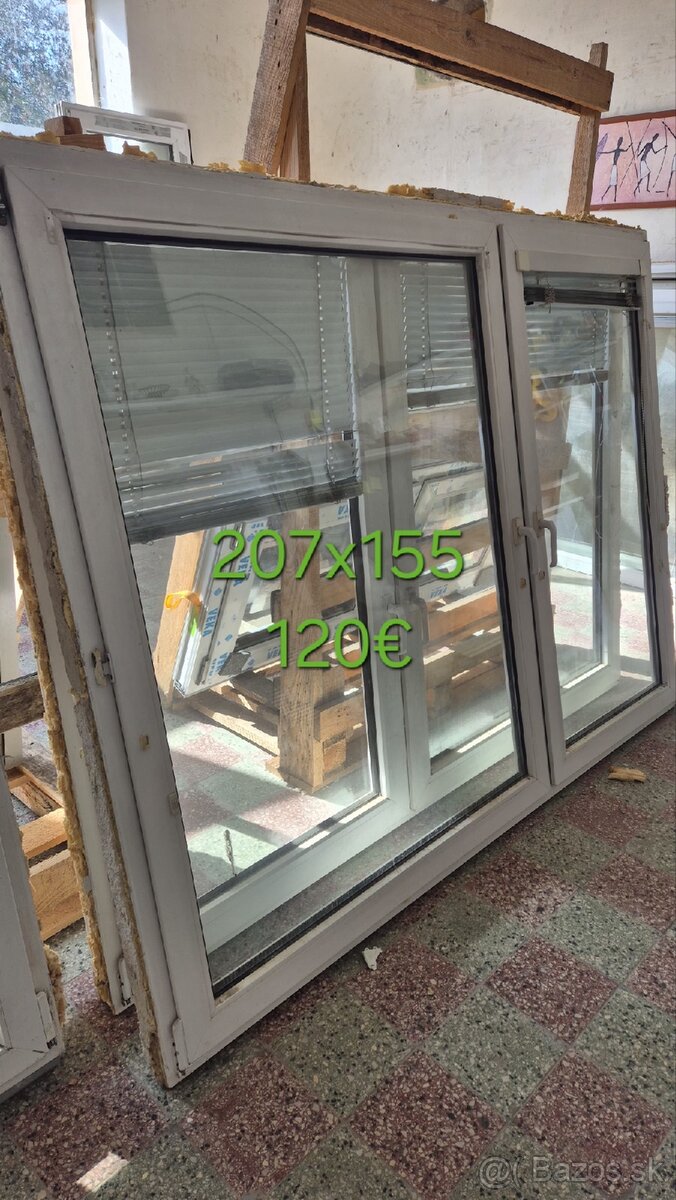 Plastové okná 207x155