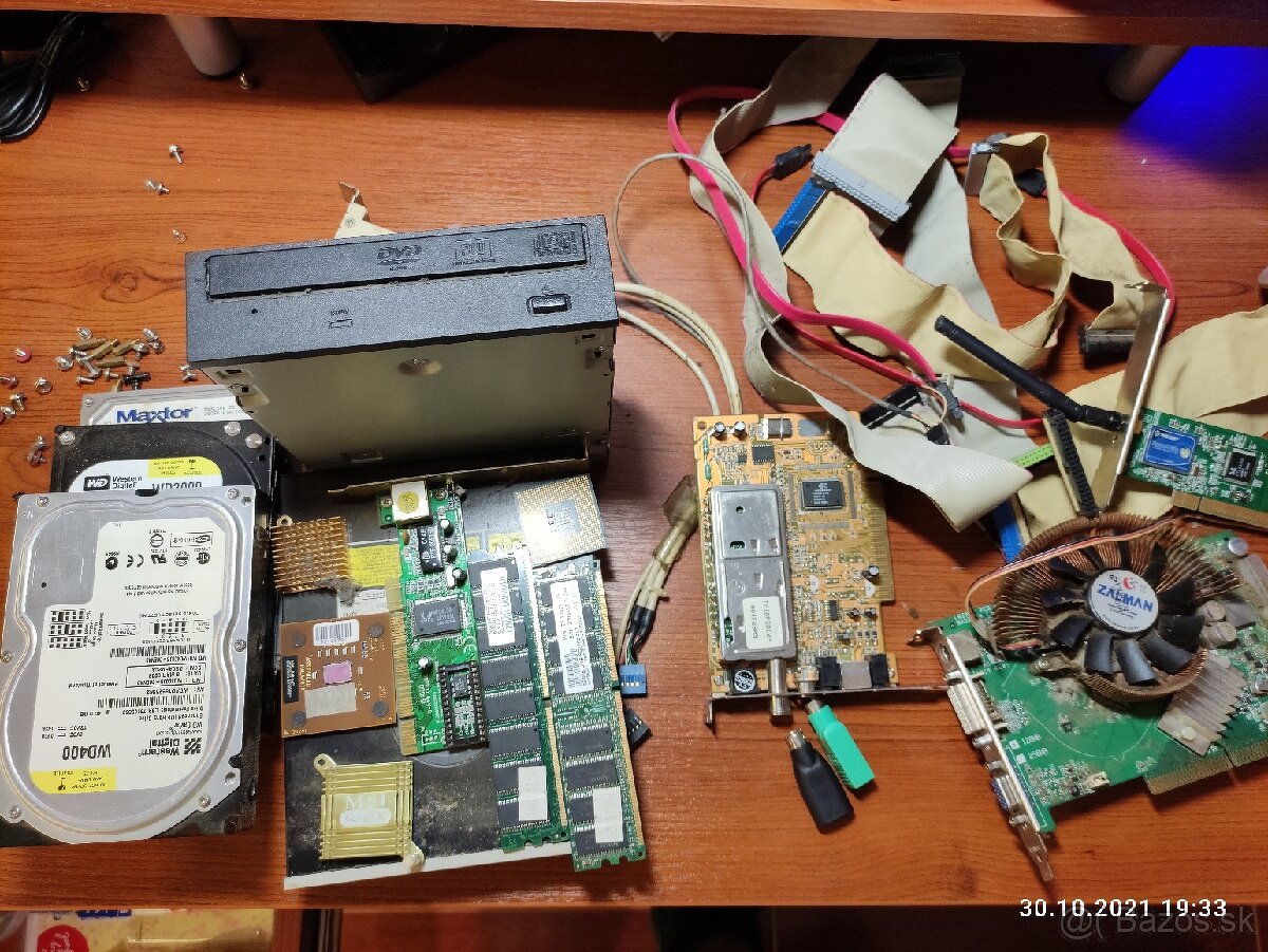 Predám komponenty k starému PC