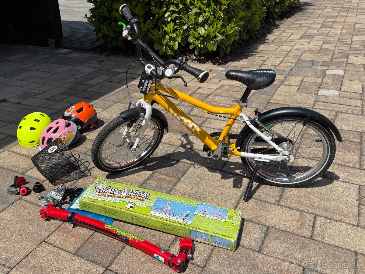 WOOM 3 (16") + ťažná tyč Trail Gator