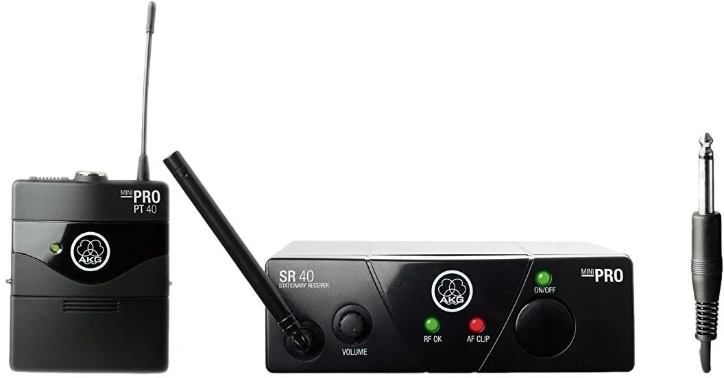 AKG WMS40 Mini Instrumental Bezdrôtový systém ISM2: 864.375M