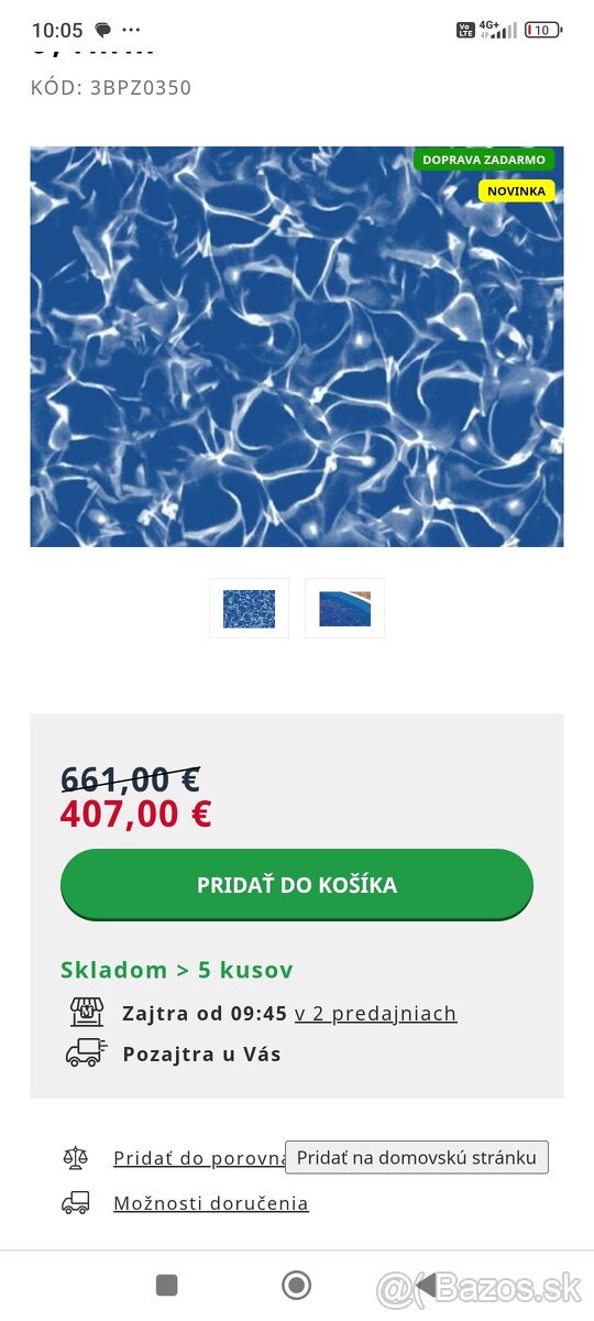 Bazénová fólia