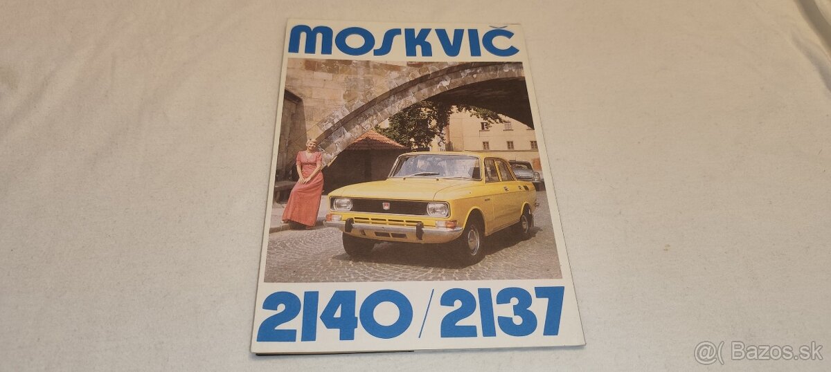 MOSKVIČ 2140 / 2137 rozkládací prospekt