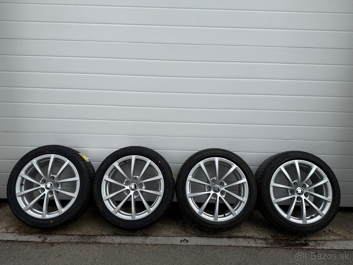 ORIGINAL AUDI/ŠKODA DISKY 5x112 R17 225/45 R17 LETO