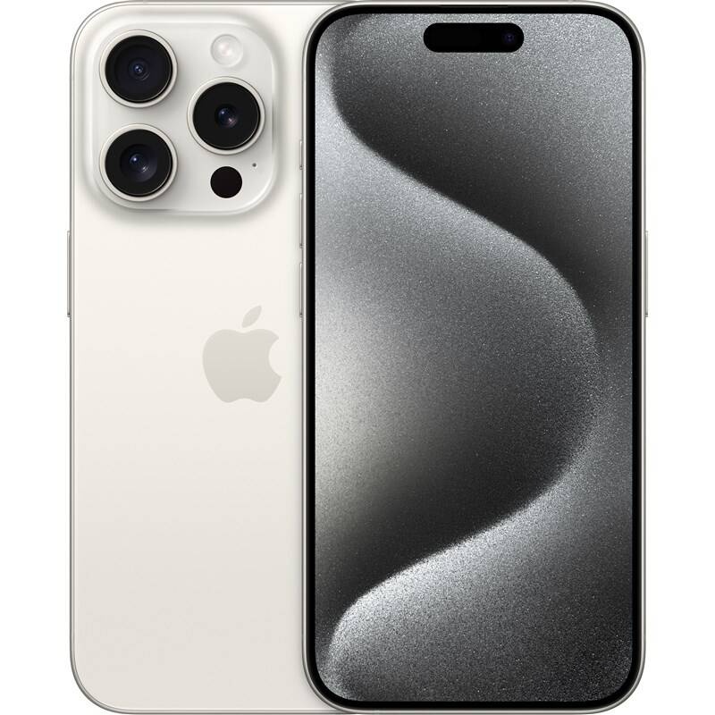 iPhone 15 Pro 512 GB – White Titanium, výborný stav + záruka