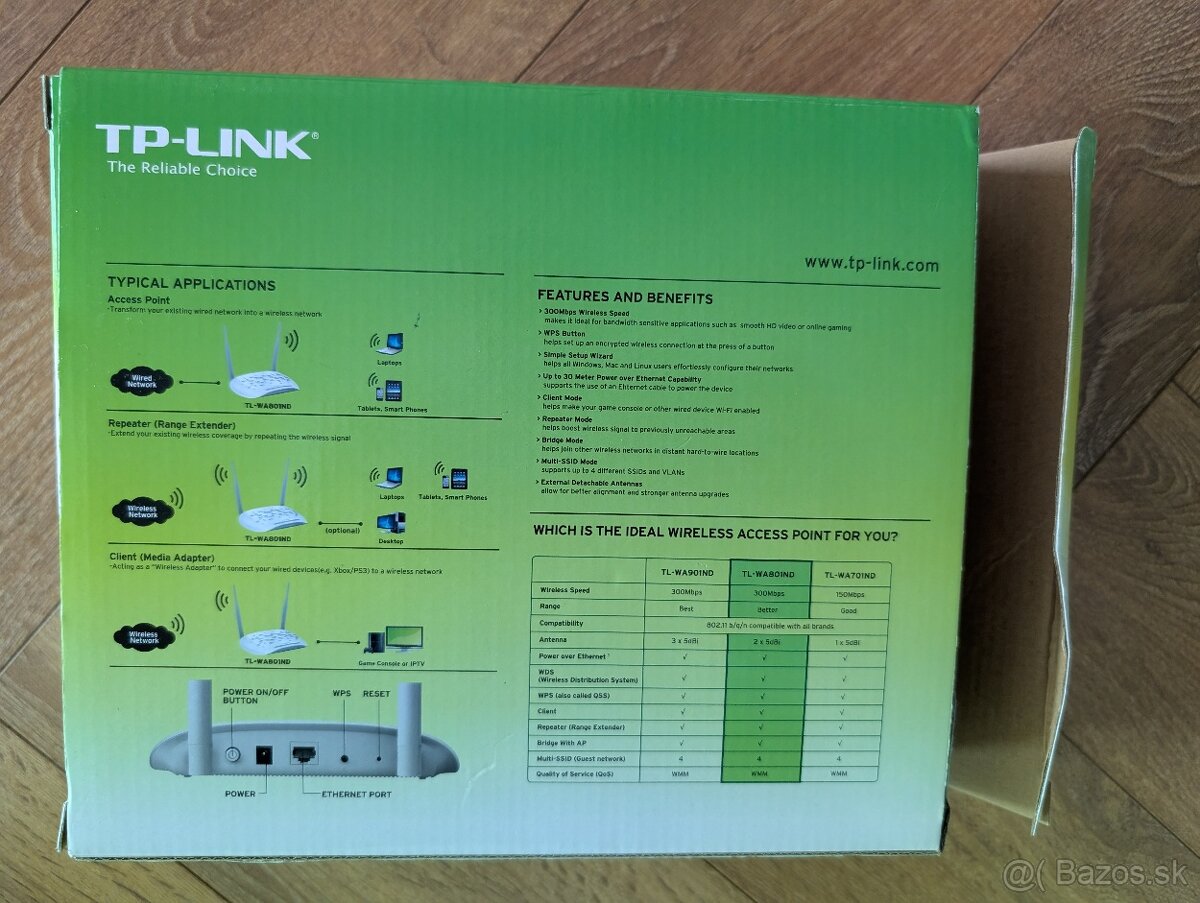 Predam WiFi router TP-Link TL-WA801N