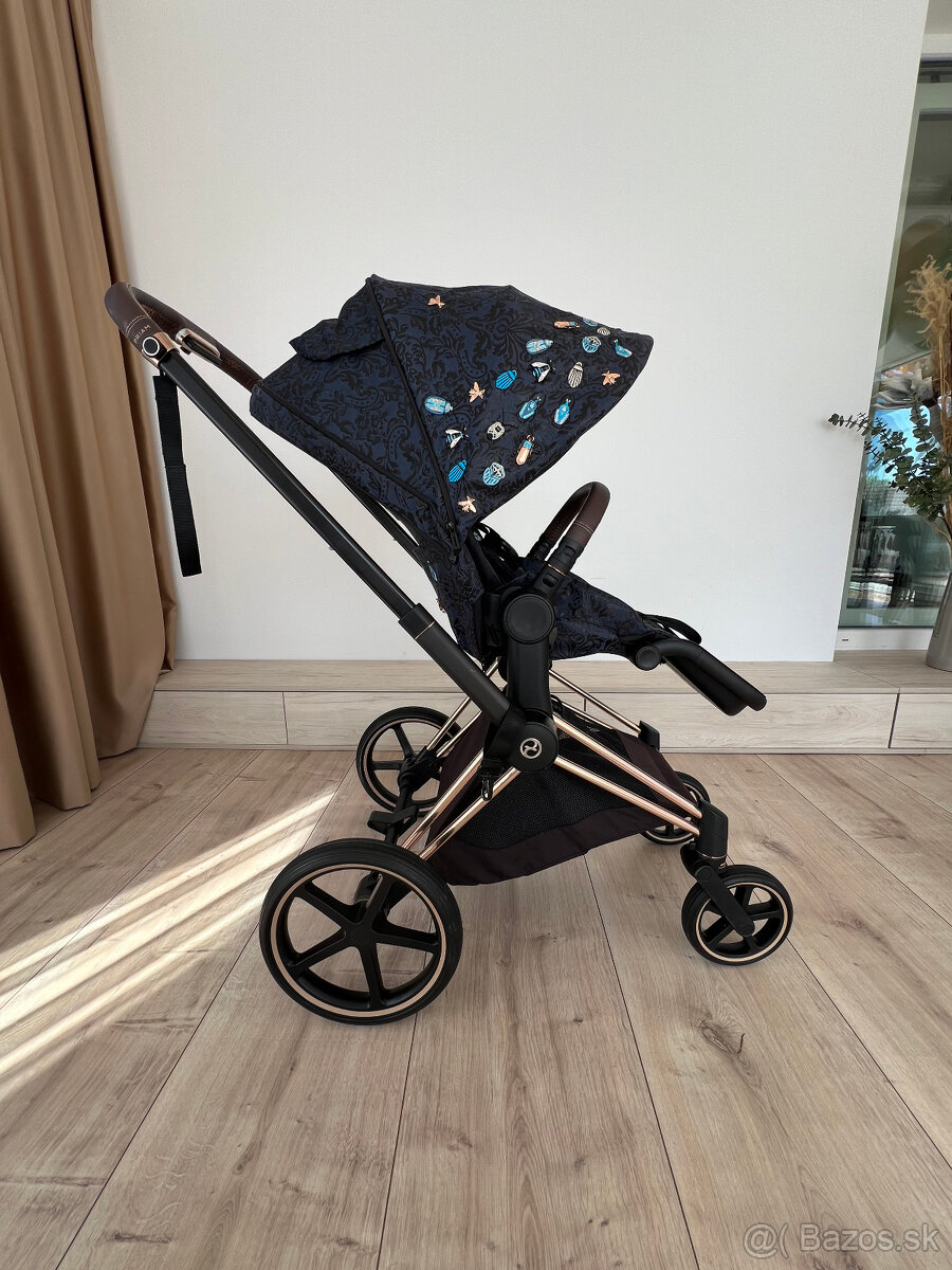 Cybex Priam rose gold v edícii Jewels of Nature