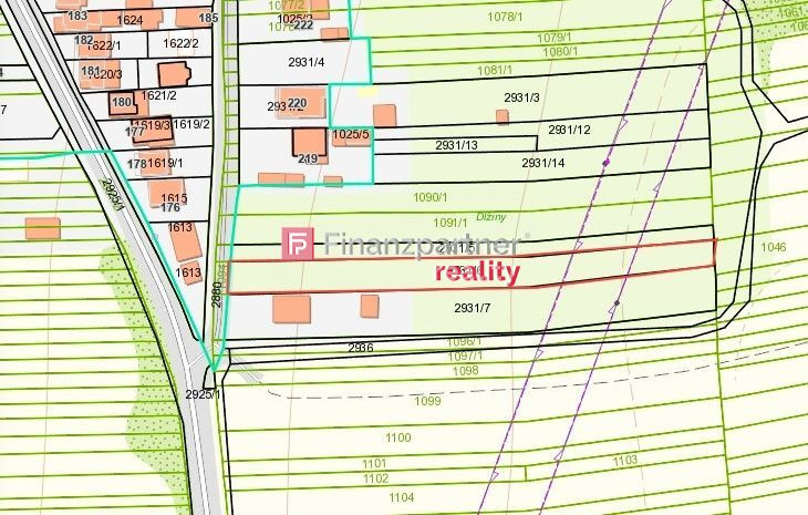 Pozemok v Petrovanoch šírka 11,5m x dĺžka 175m možnosť dokúp