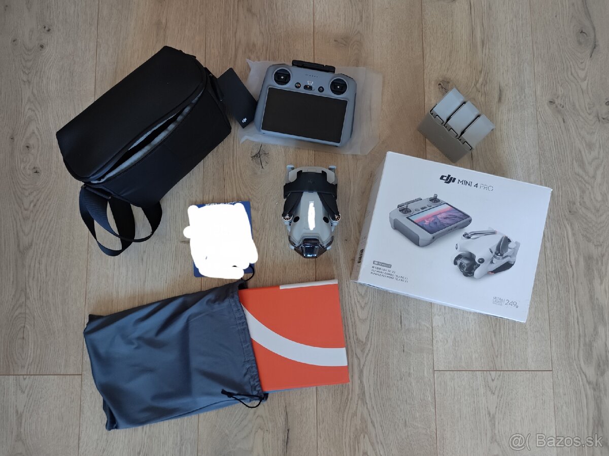 Dji mini 4 pro v fly more combo setu + príslušenstvo