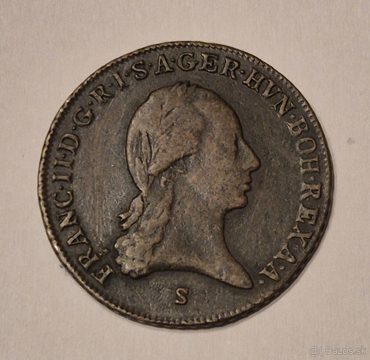 3 Grajciar 1800 S, František I.