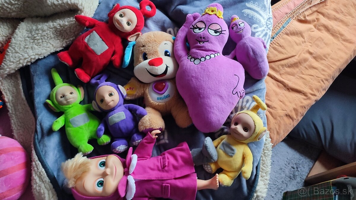 Plyšaky , Maša, Barbapapa, Havko, ...