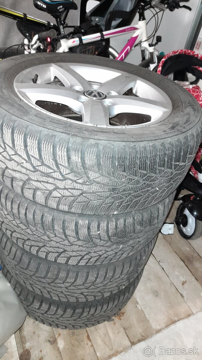 ZIMNÉ PNEUMATIKY NOKIAN NA HLINÍKOVÝCH DISKOCH VW PASSAT