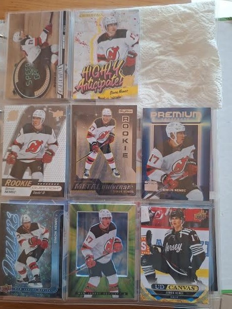 Hokejové karty kartičky Śimon Nemec