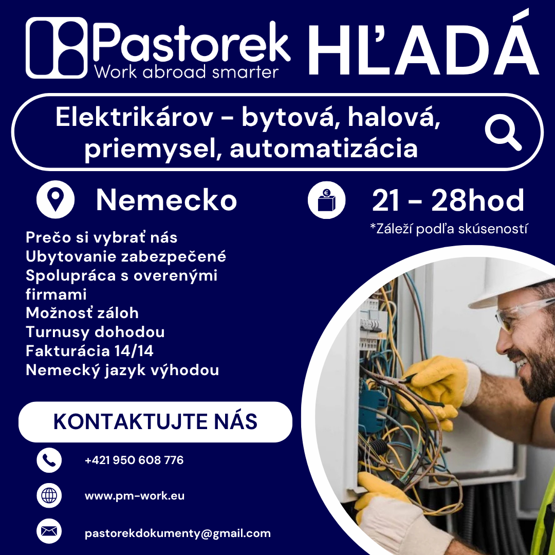 ELEKTRIKÁR – NEMECKO A EÚ