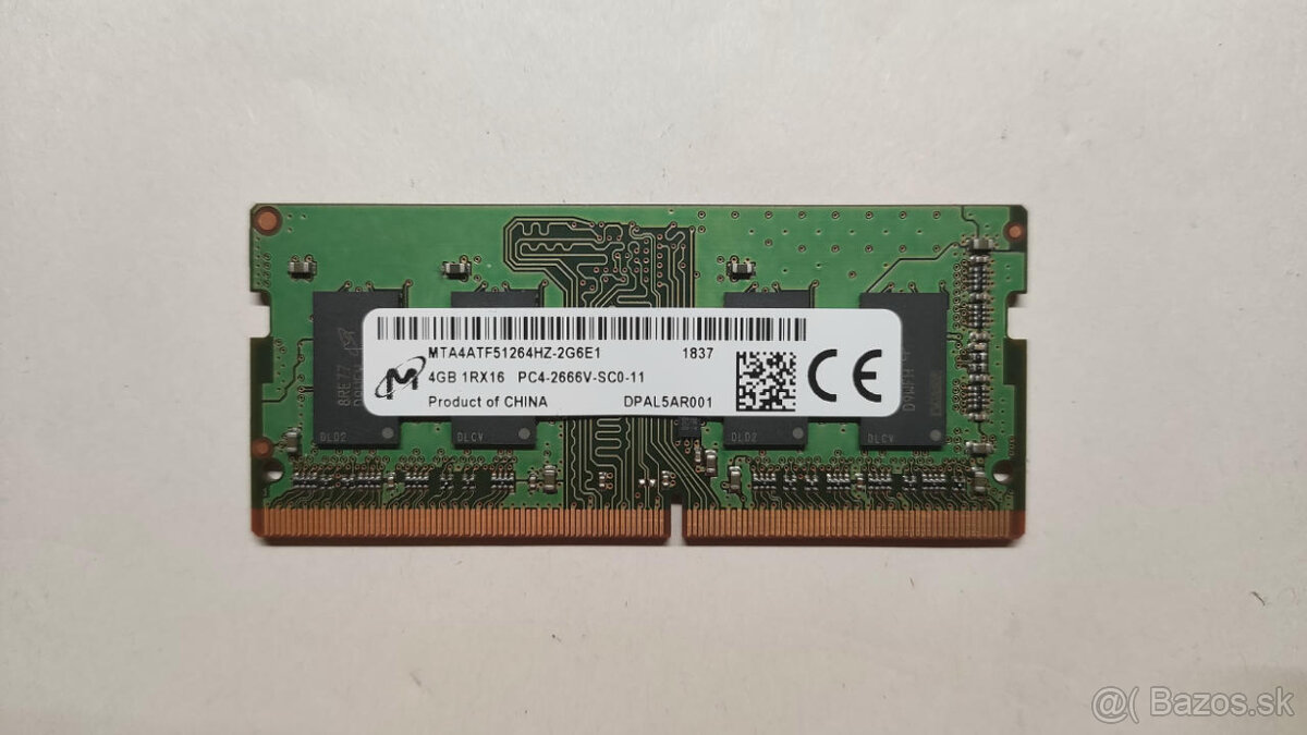 4GB SODIMM DDR4