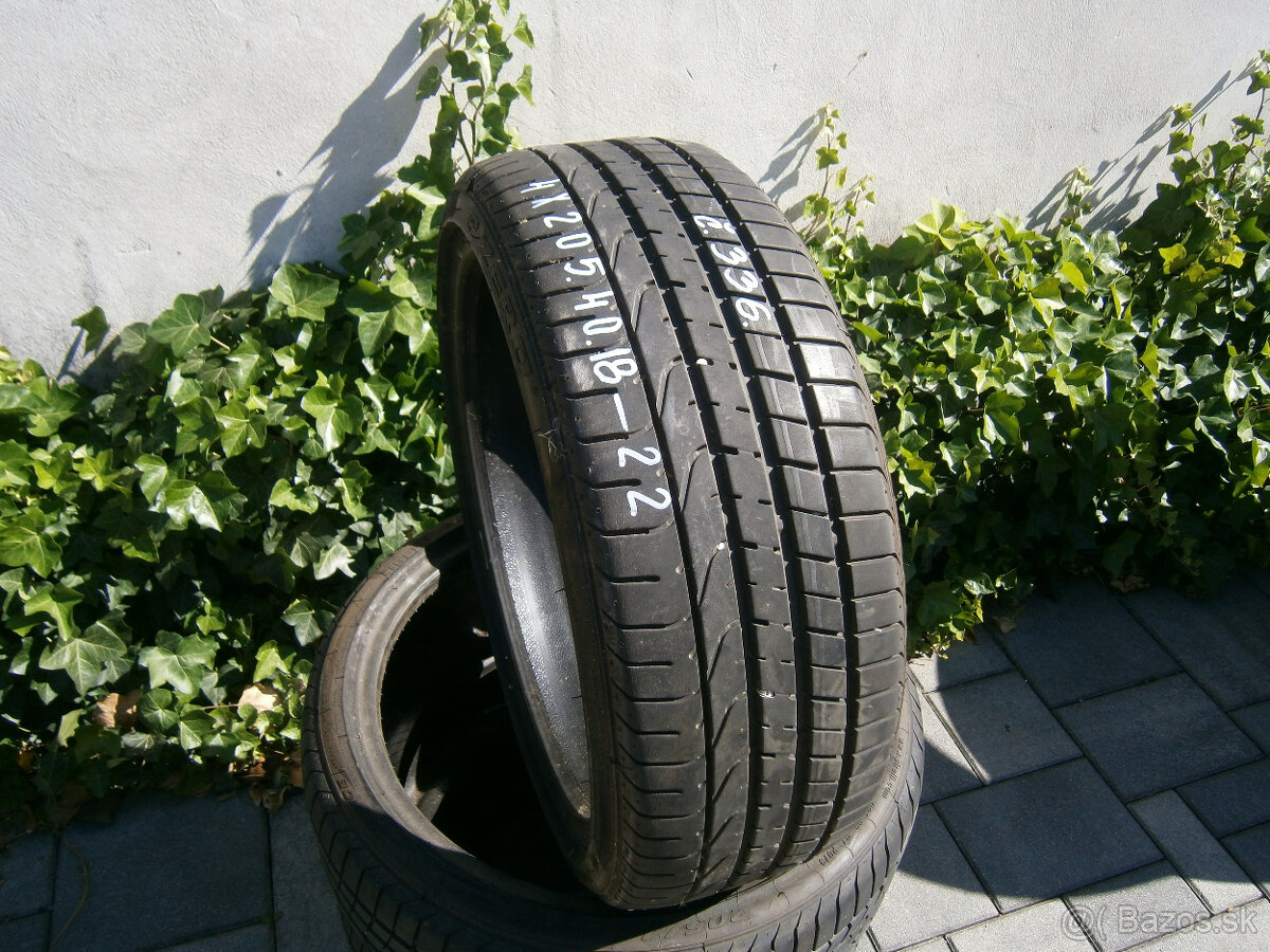 Predám 4x letné pneu Pirelli 205/40 R18 86YXL