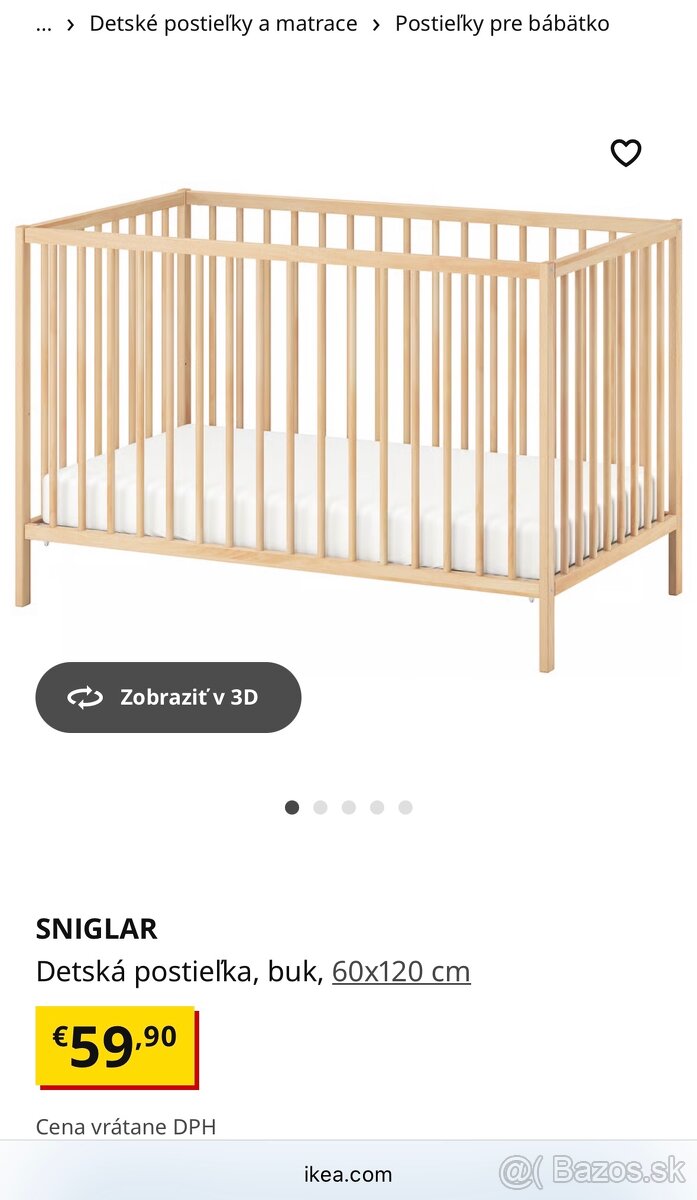 Detská postieľka