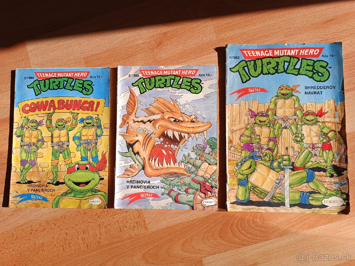 komiksy Turtles Ninja Korytnačky
