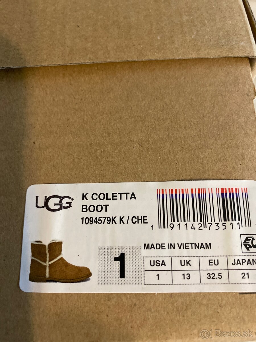 Detské čižmy UGG , velkosť 32,5