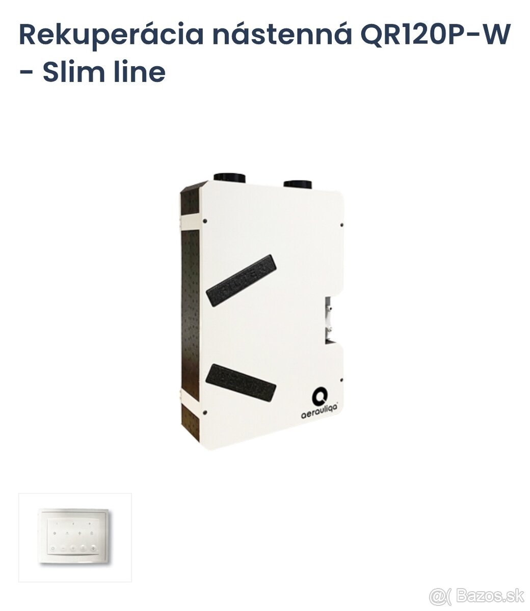 Rekuperácia Quantum QR120P-W