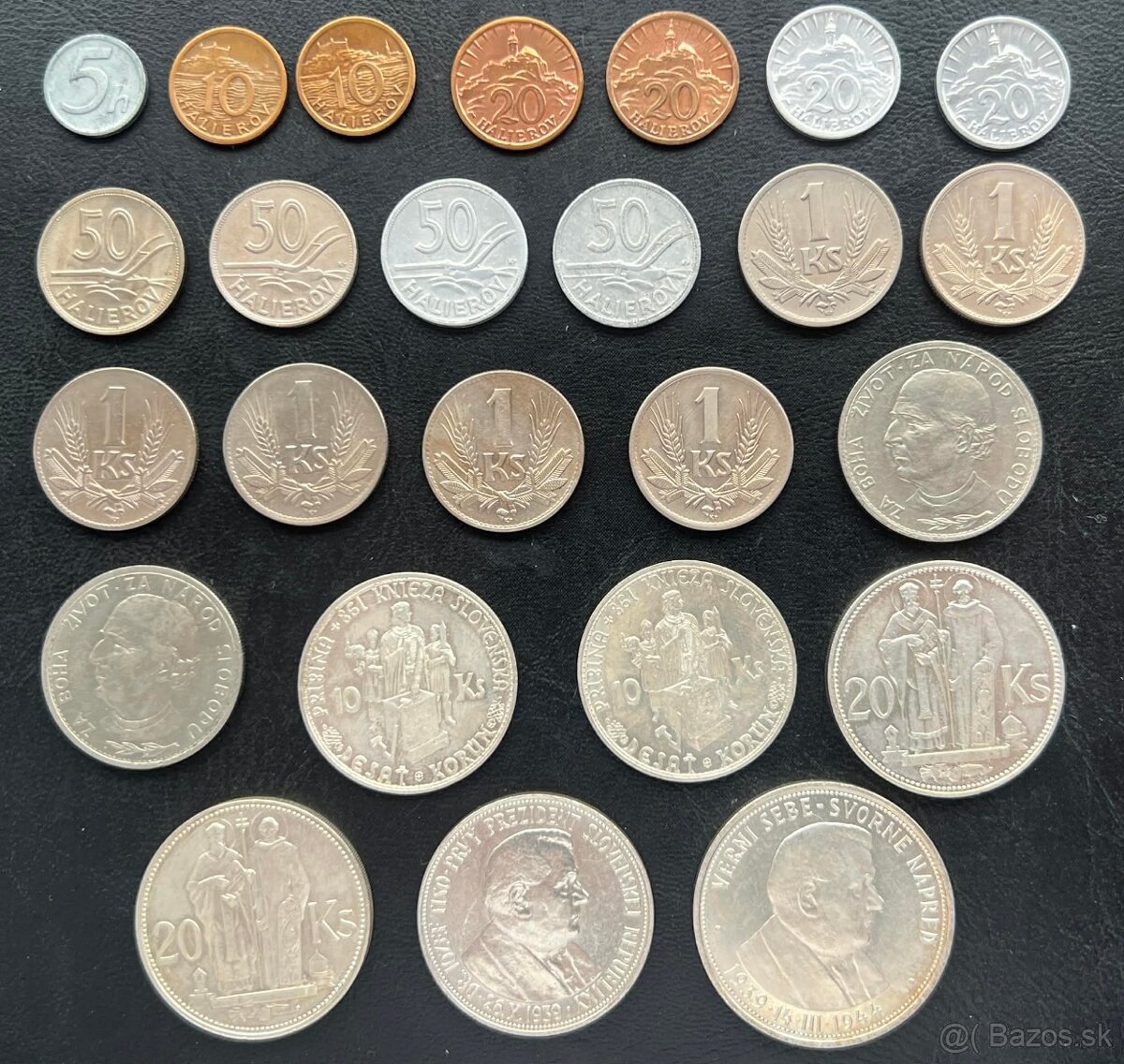 Rôzne mince Slovenský štát