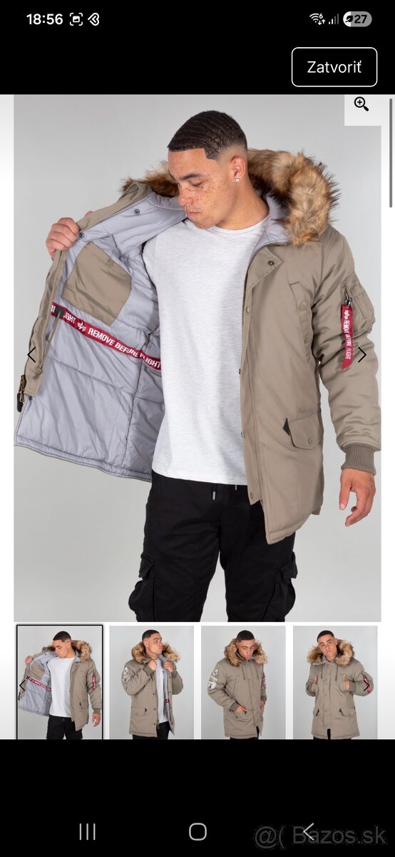 Pánska bunda Alpha industries