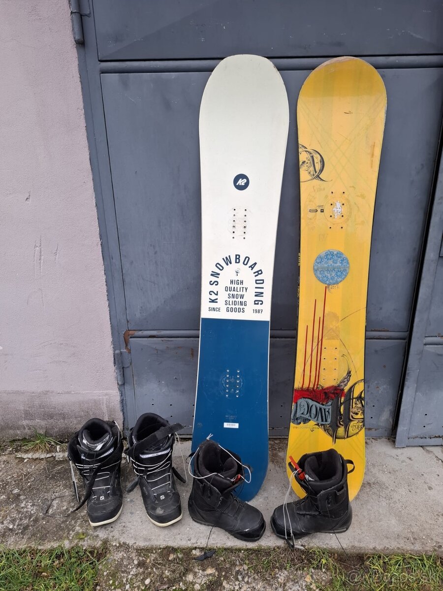 Predám snowboard K2+ Ride Havoc a topánky Burton+Deluxe