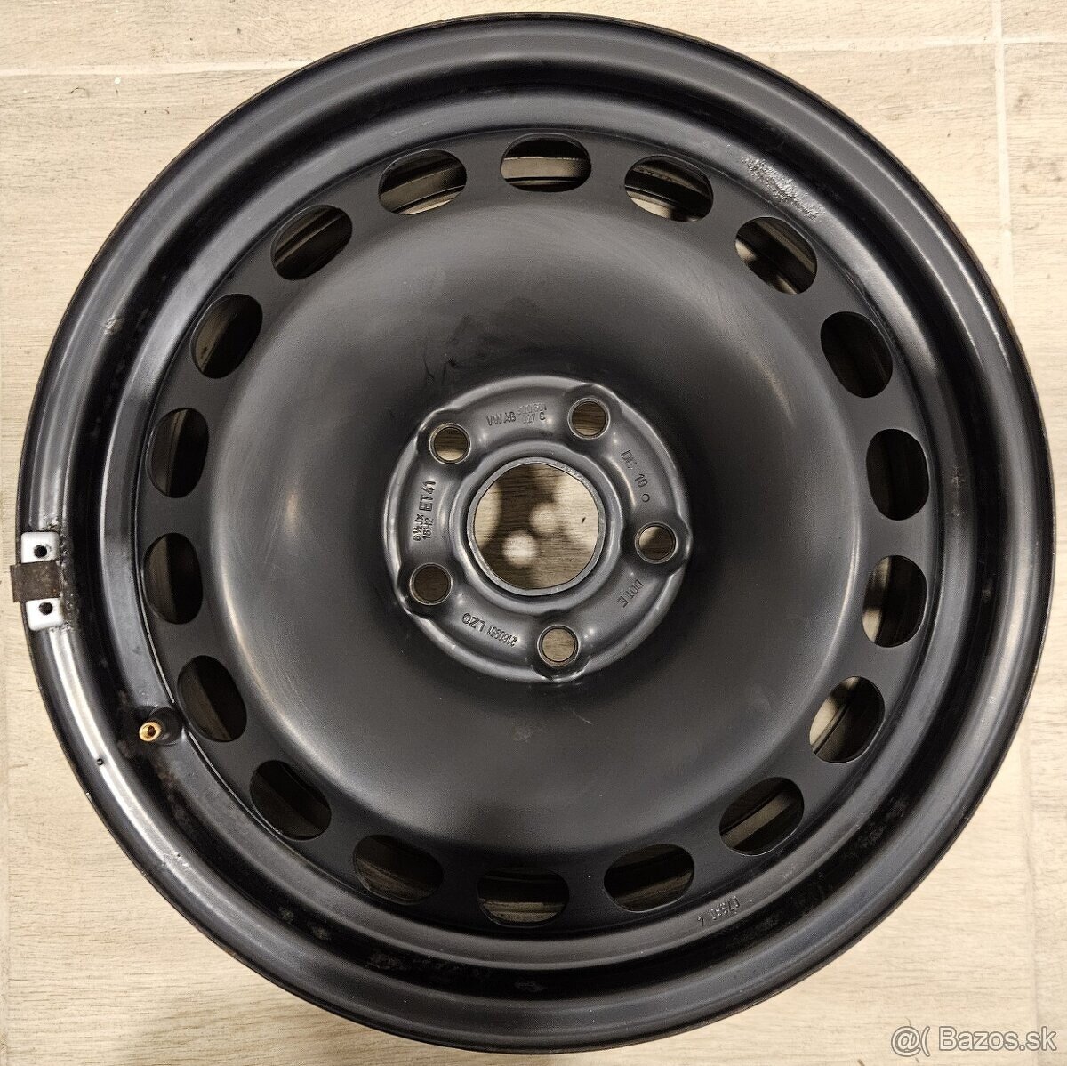Originálne plechové disky VW - 5x112 r16