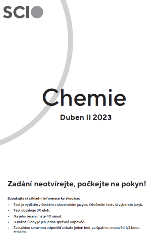 SCIO-(Biológia+Chémia)-24testov