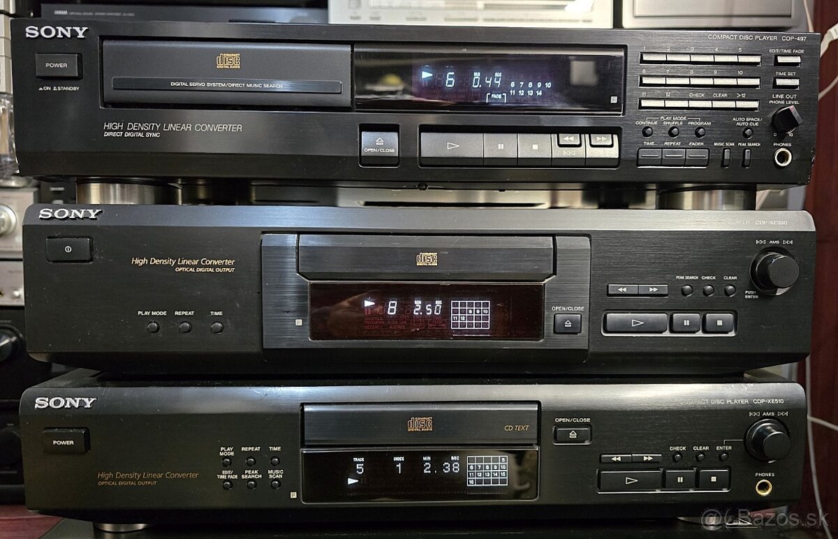 SONY CDP-497,CDP-XE510,CDP-XE330 cd prehrávače