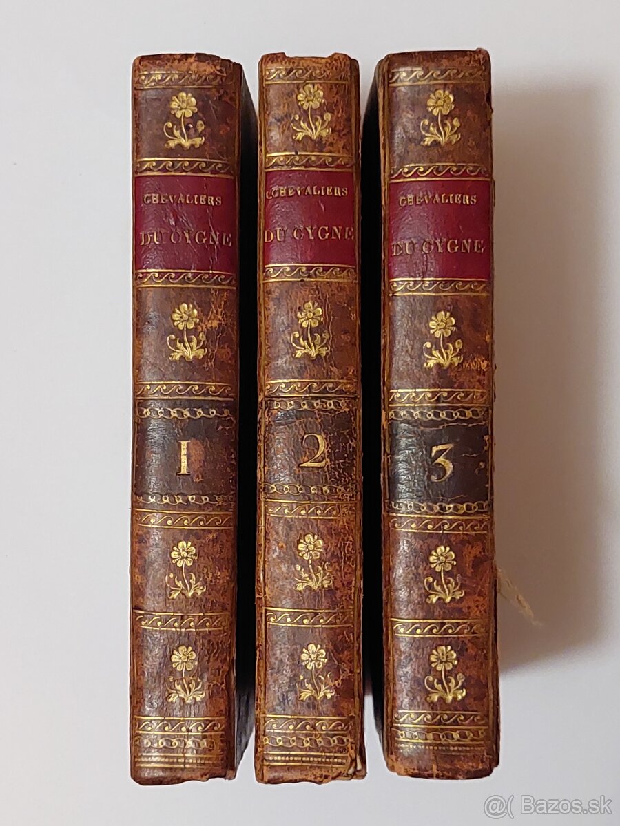 3 knihy z roku 1797 originály