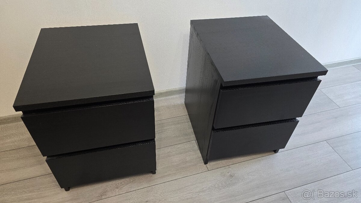 PREDÁM - Nočné stolíky a komodu IKEA MALM