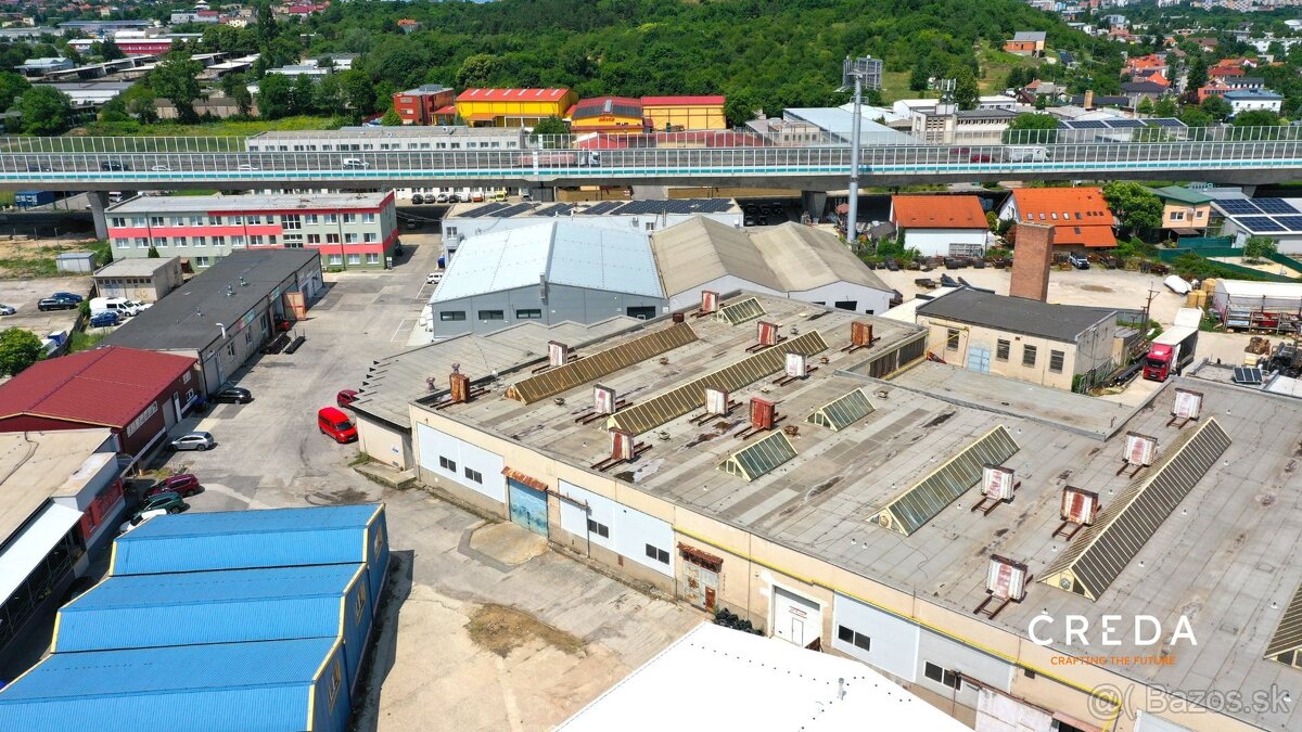 CREDA | prenájom 1 662 m2 výrobná hala, Nitra