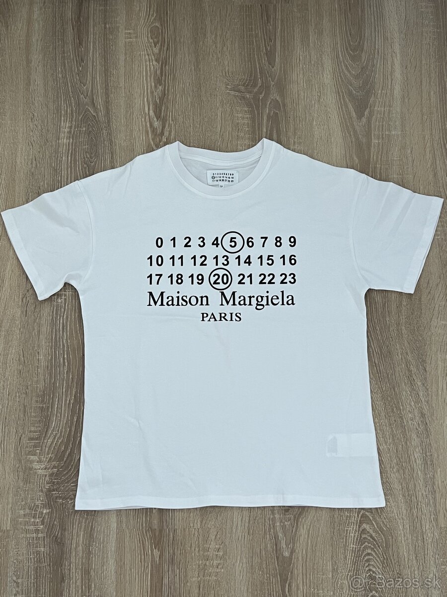 Maison Margiela Biele Tričko