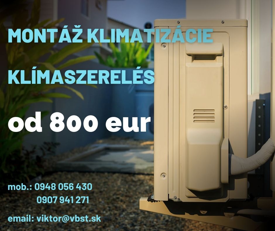 Montáž klimatizácií