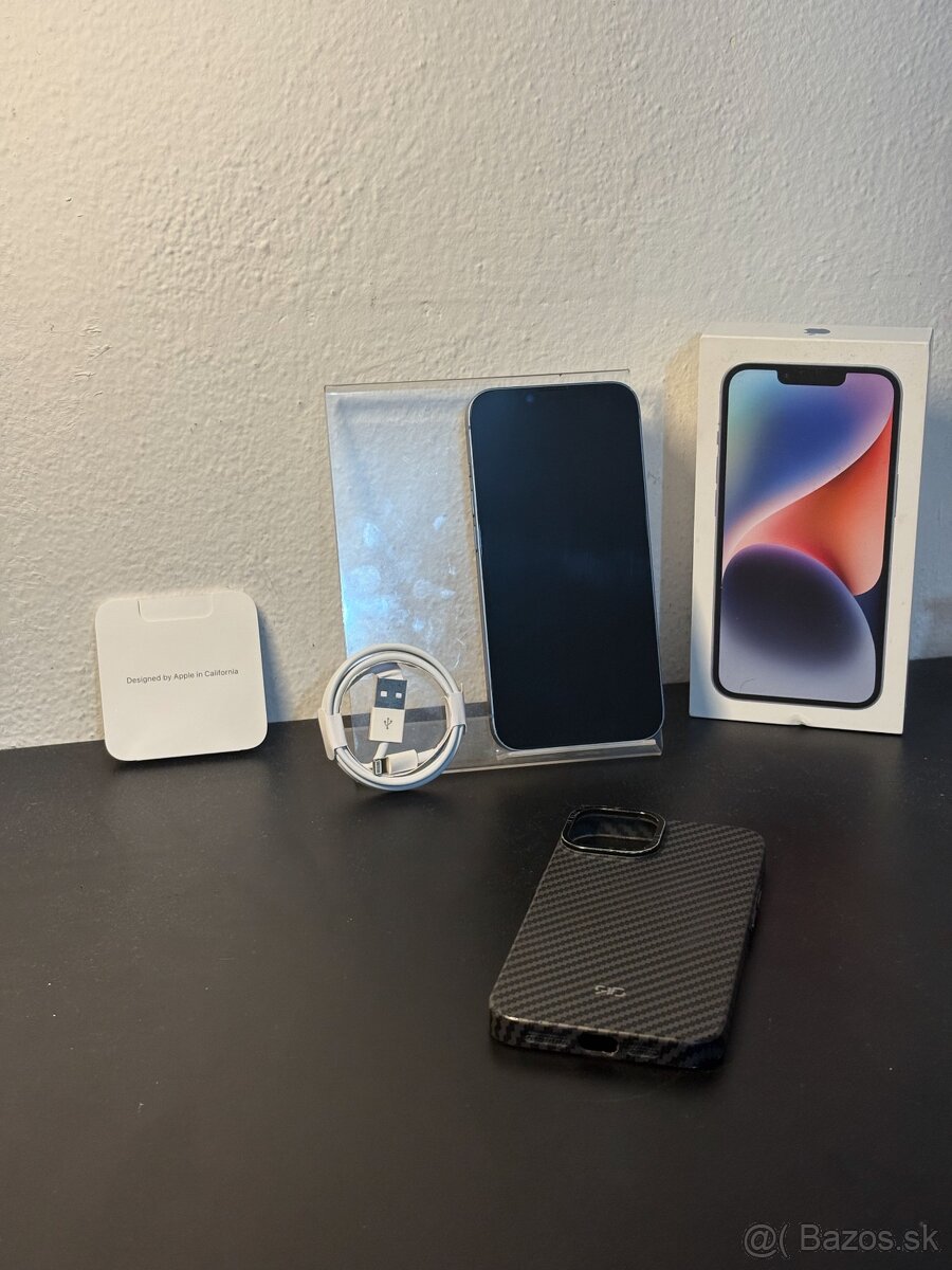 Predám Apple iPhone 14 128GB Blue Minimálne známky