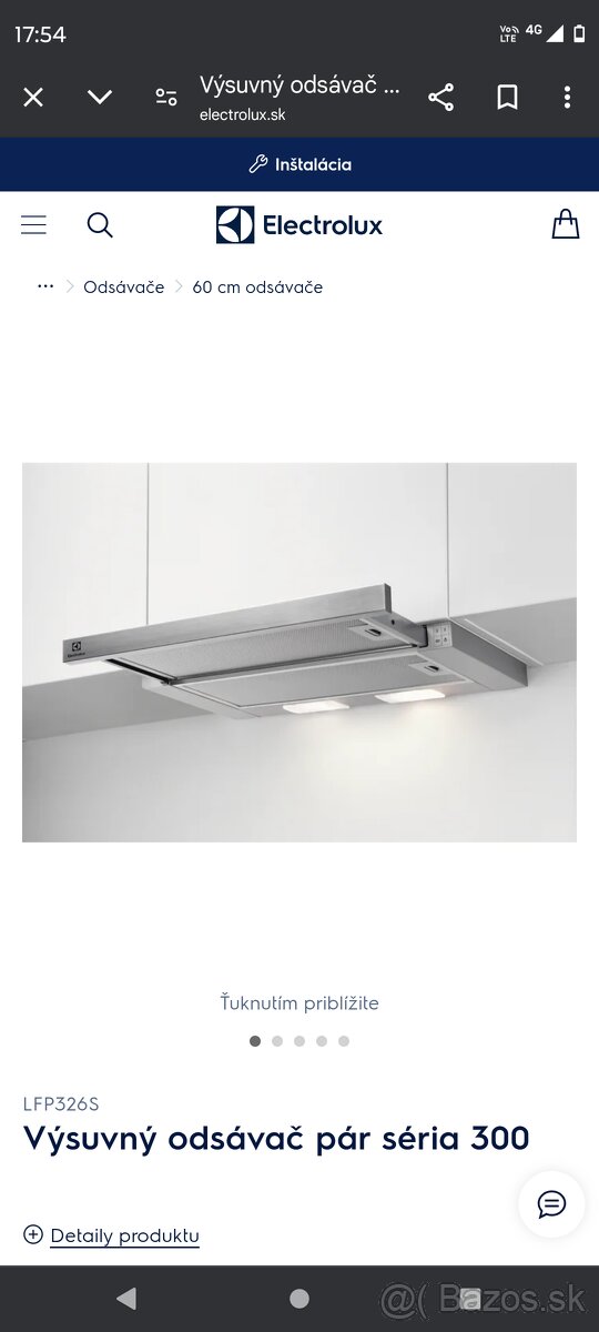 predám digestor Electrolux