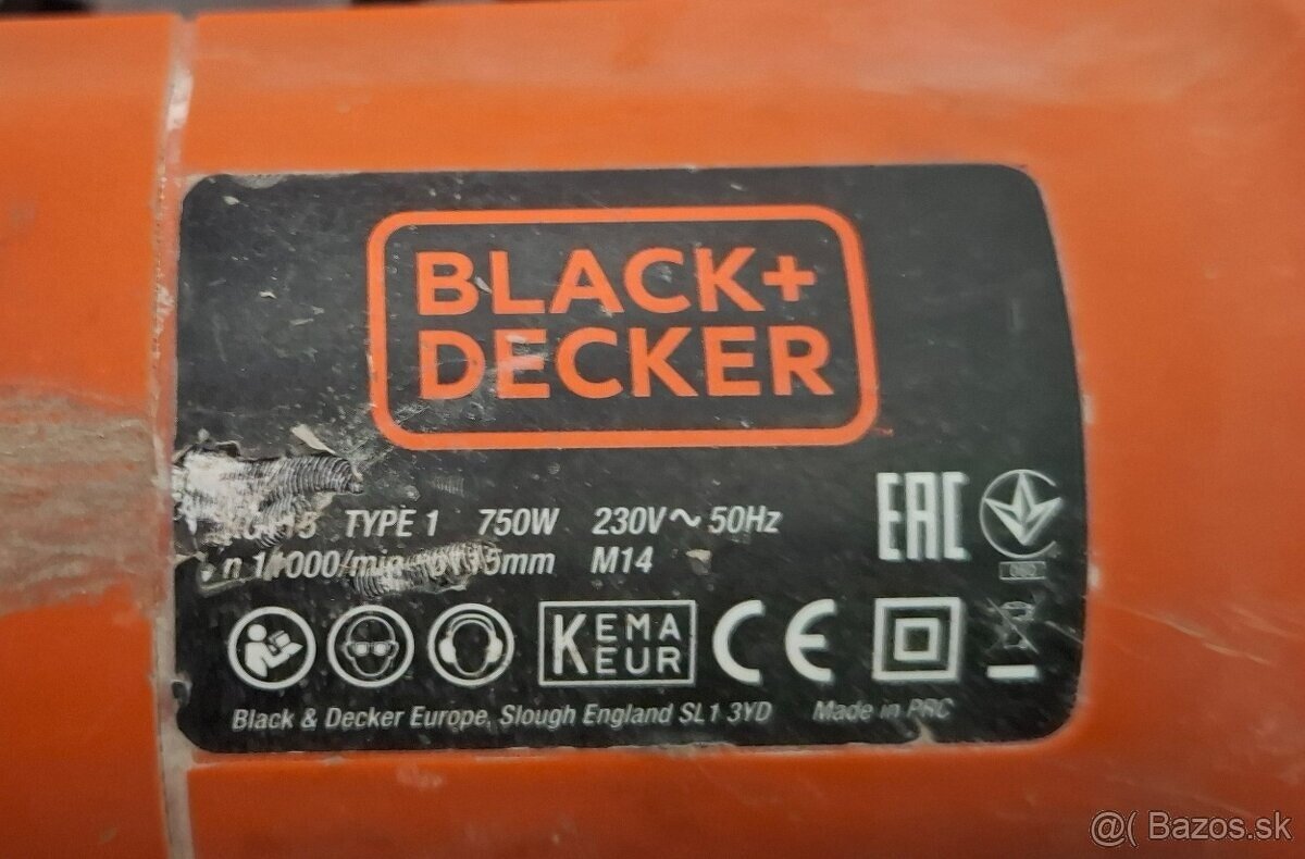 Karbobruska BLACK + DECKER