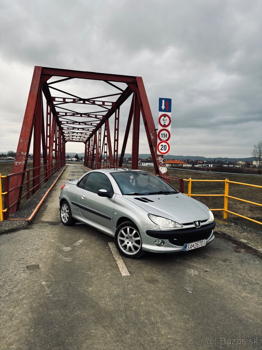 Peugeot 206 CC 1.6 16V – Spoľahlivé kabrio na leto aj ako pr