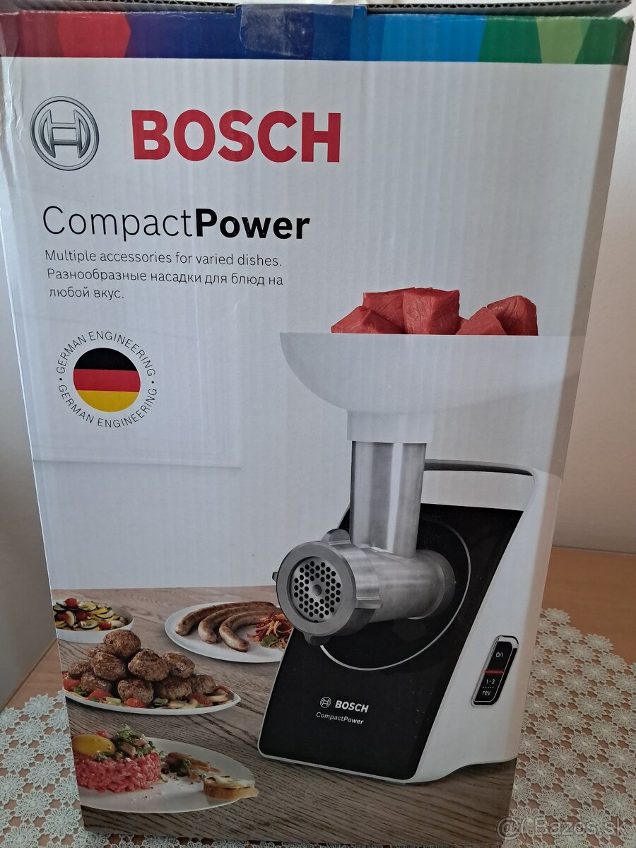 BOSCH mlynček na mäso NOVÝ