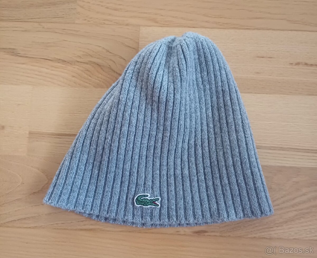 Lacoste šedá zimná