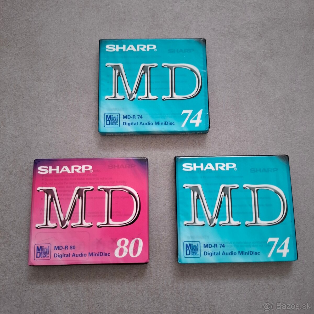 SHARP MD80 / MD74 / 3ks (predaj iba ako celok)