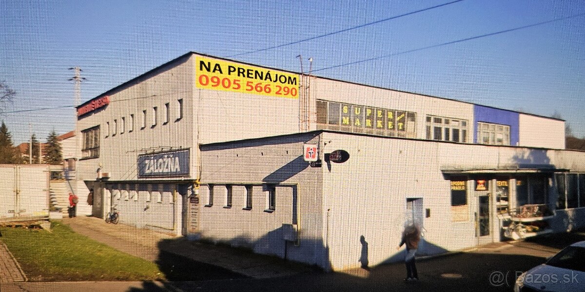 Ponúkam na prenájom obchodné priestory v Humennom