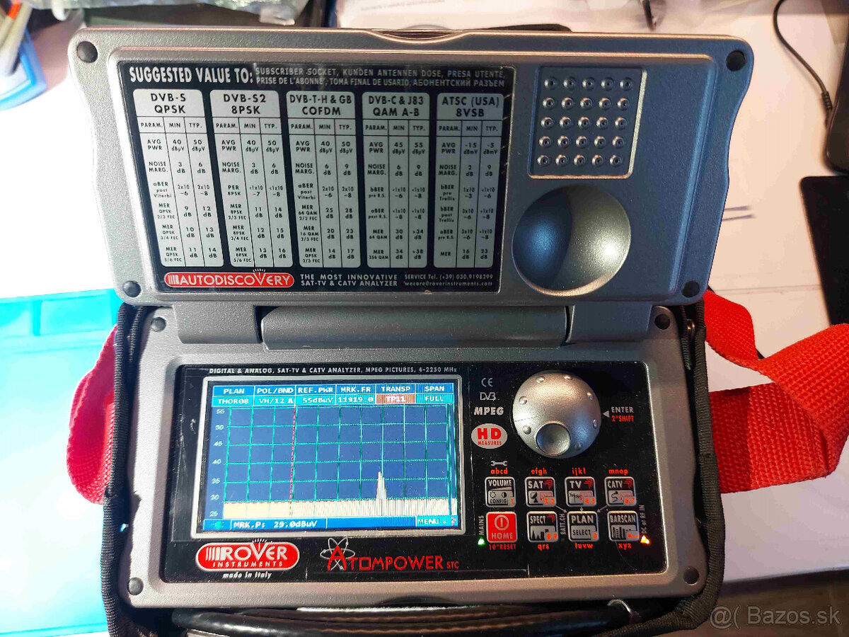 Rover - satelitní a pozemní nastavení signálu