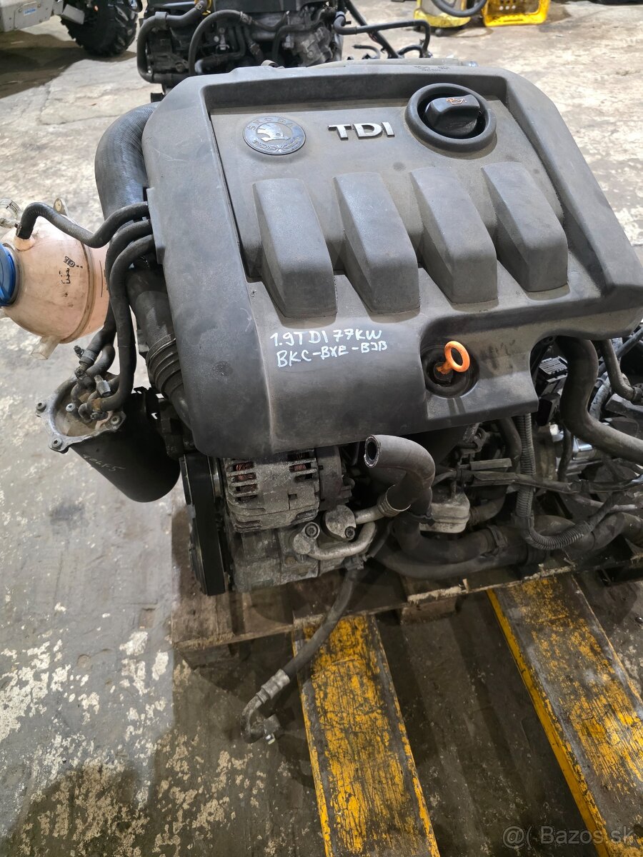 Motor 1.9tdi 77kw BKC BXE BJB