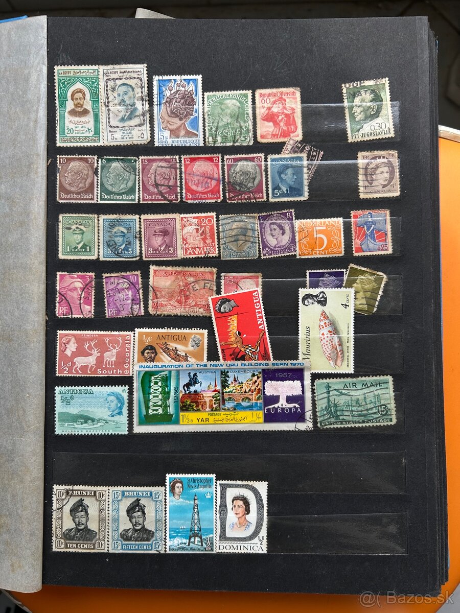 Staré poštové znamky 70-80 roky